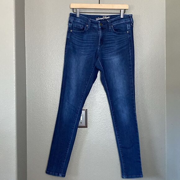Universal Thread Mid-rise Skinny Dark Wash Jeans Stretch - Picture 2 of 11